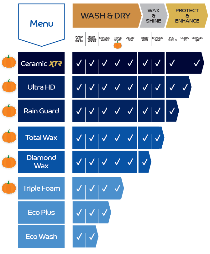 Pumpkin Spice Triple Foam IMO Car Wash